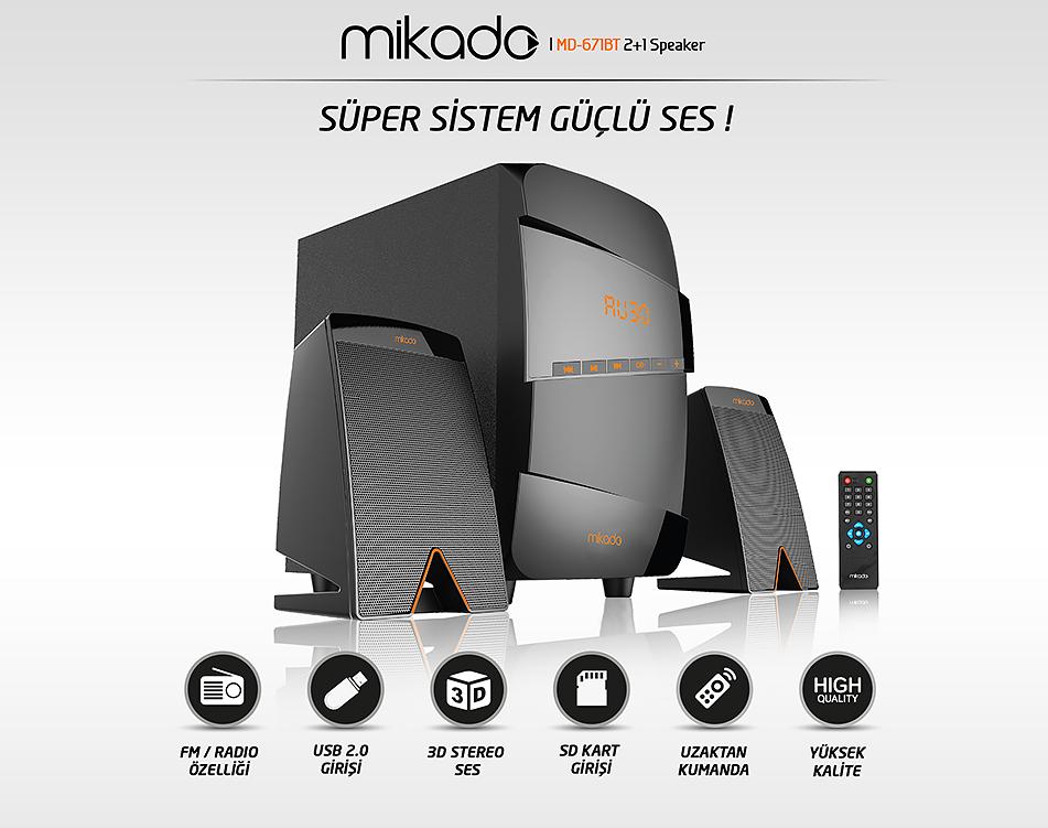 Mikado MD-671BT Bluetooth Speaker