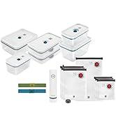 Zwilling Fresh & Save vakumlu başlangıç seti, gıda için, cam, 16 parça, Kutu, pompa ve ...