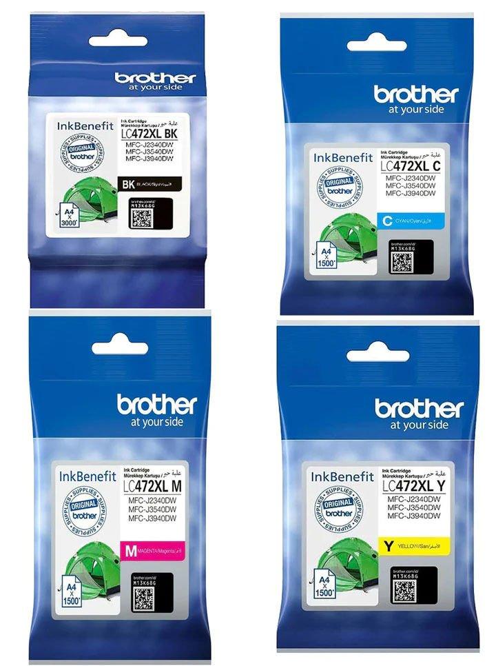 Brother LC472XL Orjinal Kartuş Set / MFC-J2340 / MFC-J3540/ MFC-J3940