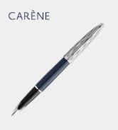 Waterman Carene Dolma Kalem | Metal & Mavi Lake | Keskili Kap | 18K Altın İnce Uç | Mavi...