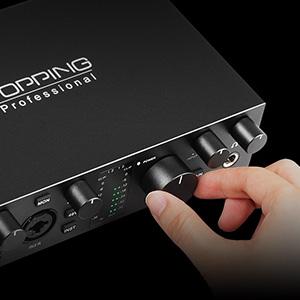 TOPPING PROFESSIONAL E2X2 OTG: volume control