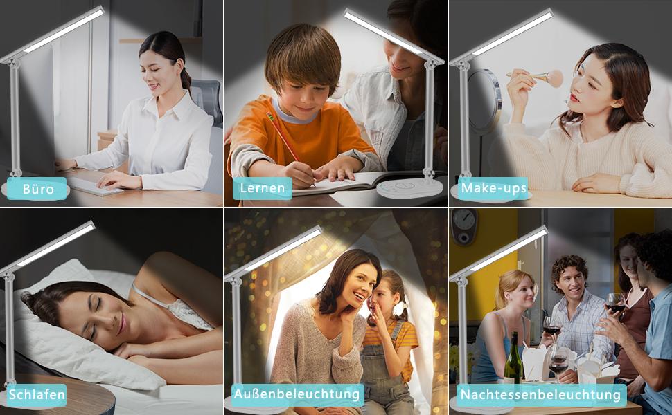 usb şarj bağlantılı masa lambası