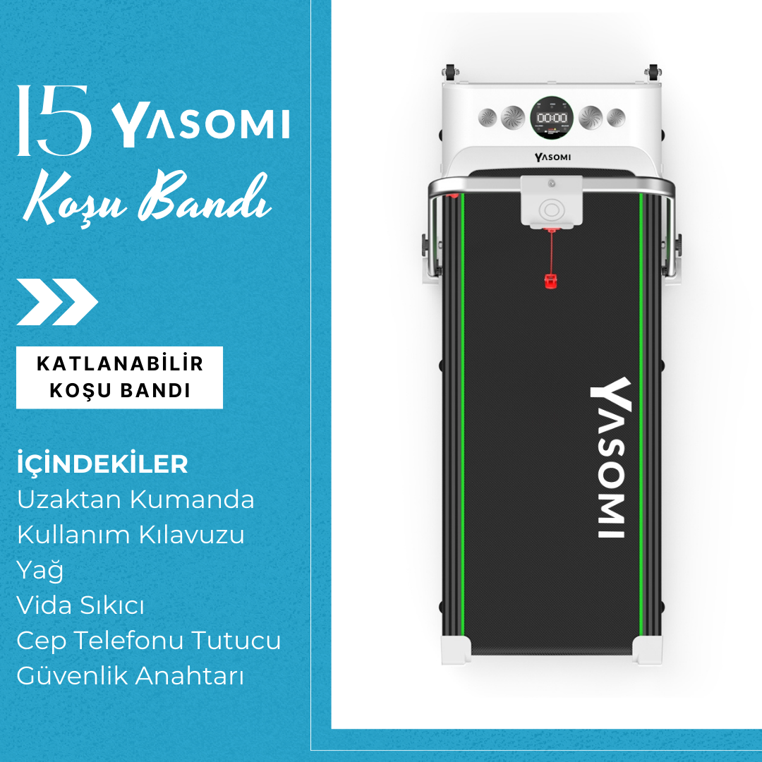 beyaz koşu bandı yasomi