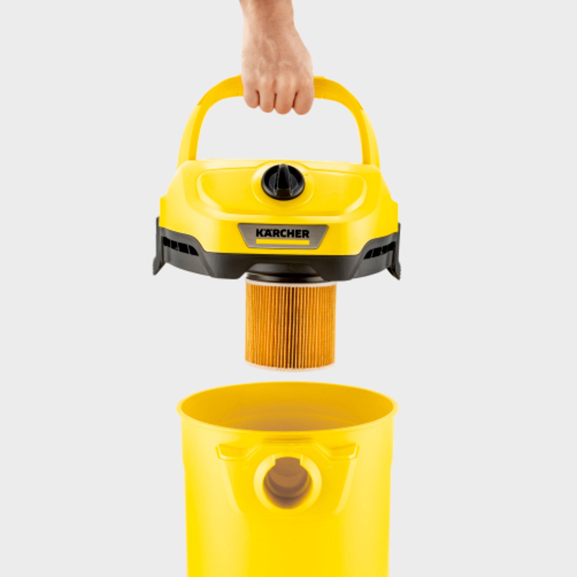 Islak ve kuru elektrikli süpürge WD 2 Plus V-12/6/18/C Home Islak Kuru Elektrikli Süpürge: Özel filtre sistemi