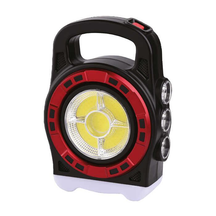 PANTHER USB Sarjlı El Feneri PT-6678 Solar Kamp Lambası