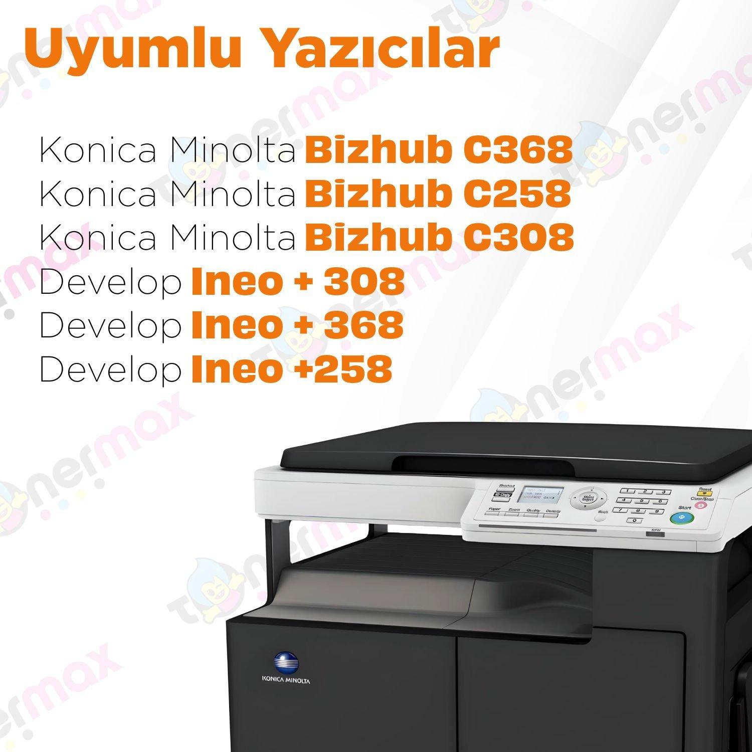 Konica Minolta DR-313 Muadil Drum Ünitesi Takım / Bizhub C258-C368 C258-C308-C368-C458 (A7U4ORD)