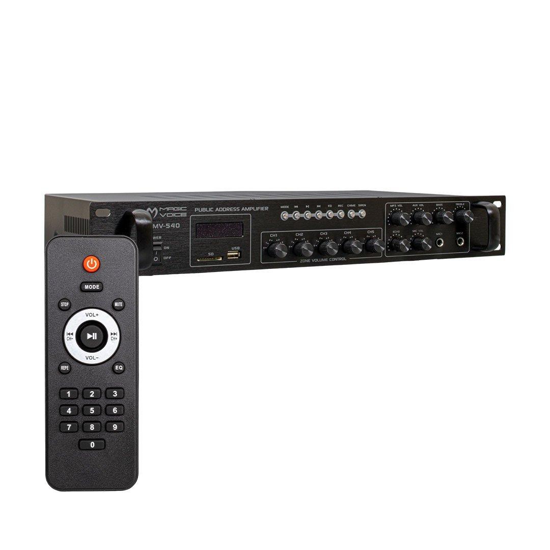 Magicvoice MV-540 Beş Bölgeli Amfi 80 W