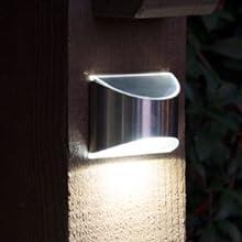 solar fence light