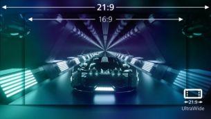 UltraWide QHD 3440 x 1440 piksel ile CrystalClear görüntüler