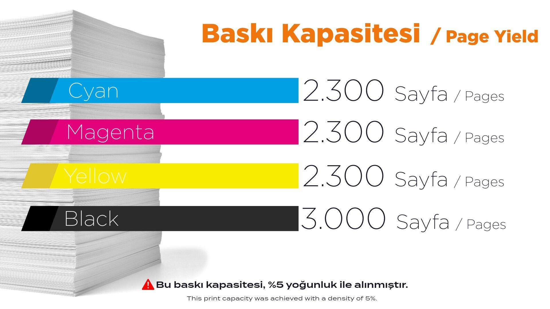 Lexmark C2425-C2350K0 Muadil Toner / C2425dw / C2325dw /MC2325adw /MC2425adw /MC2535adwe /MC2640adwe