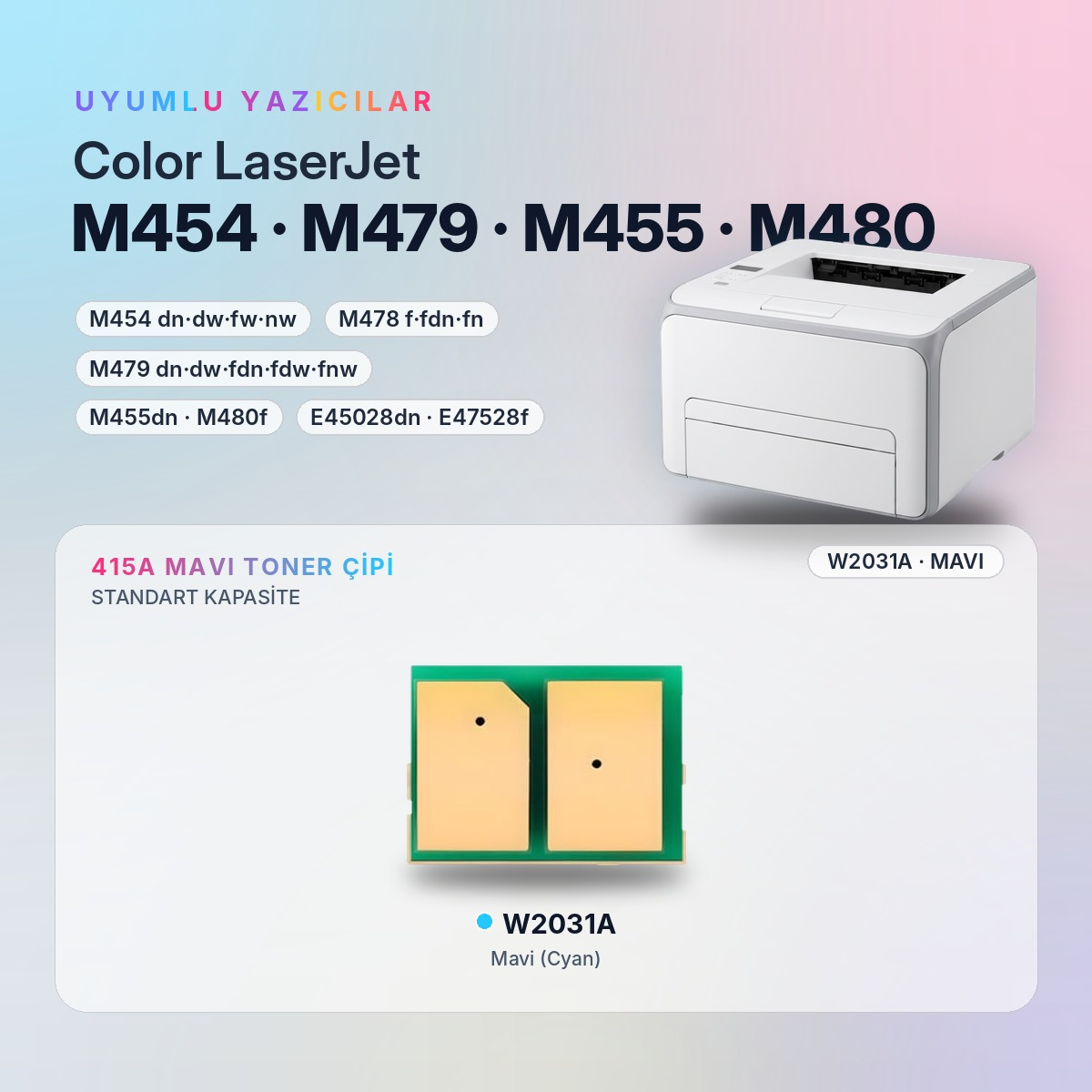 W2031A Toner Çipi