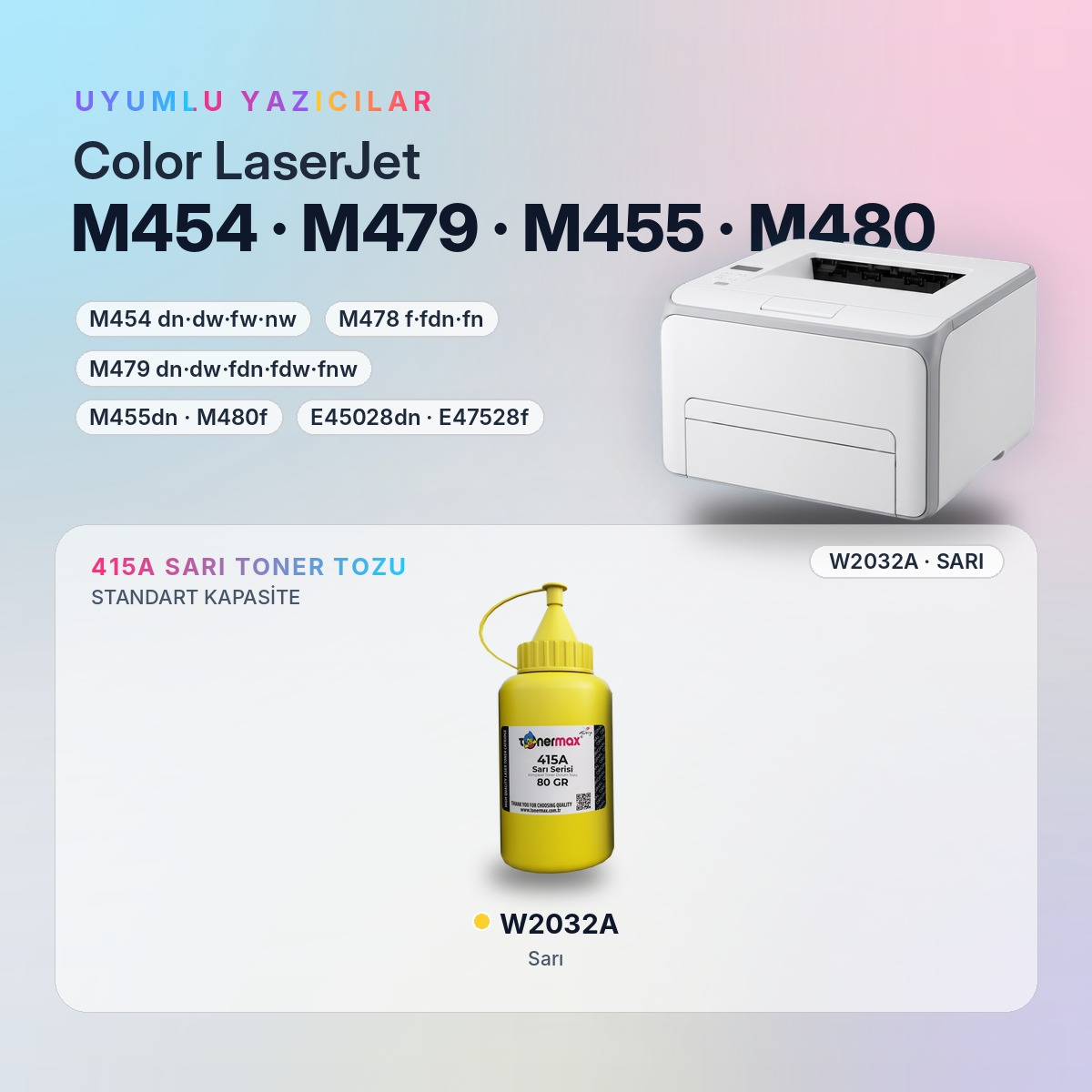 W2032A Toner Tozu