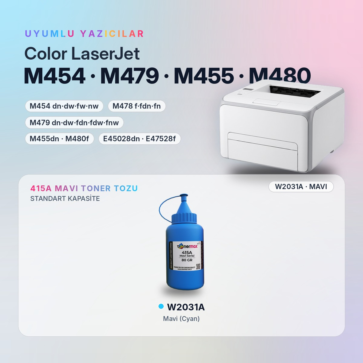 W2031A Toner Tozu