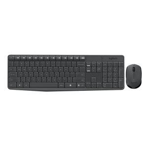 LOGITECH MK235 KABLOSUZ KLAVYE MOUSE SET-GRİ