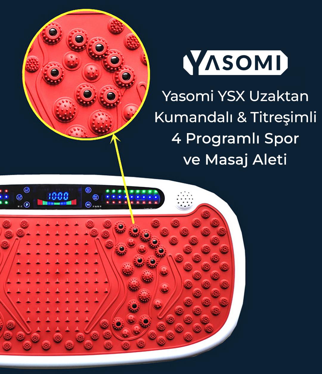 Uzaktan Kumandalı & Titreşimli 4 Programlı Spor Masaj Aleti