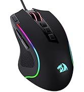 Redragon M612 Predator RGB oyun faresi, 8000 DPI kablolu optik oyuncu faresi, 11 programlı...