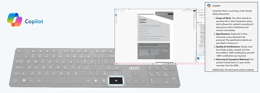 MSI VE MİCROSOFT COPİLOT