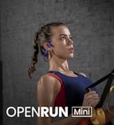 Shokz OpenRun Mini Kemik İletim Spor Kulaklıklar, Bluetooth Kablosuz Kulaklık