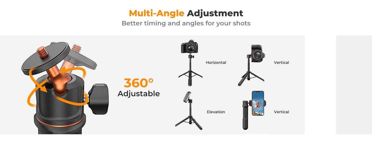 K&F Concept Selfie Çubuğu & Tripod (60cm)