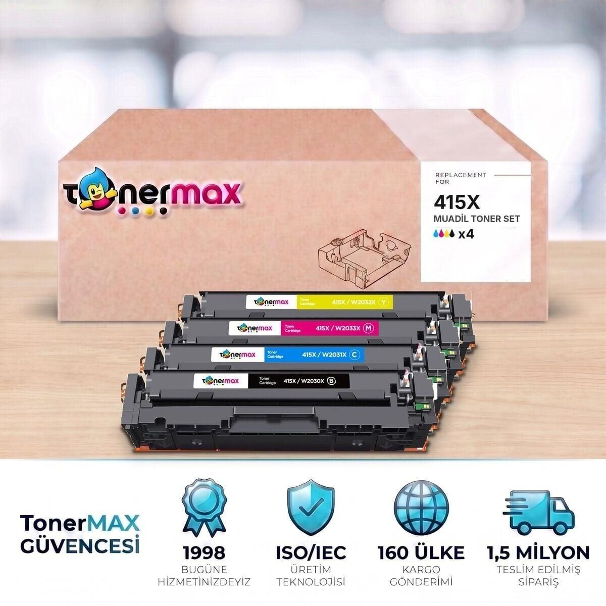 415X CMYK Muadil Toner Seti