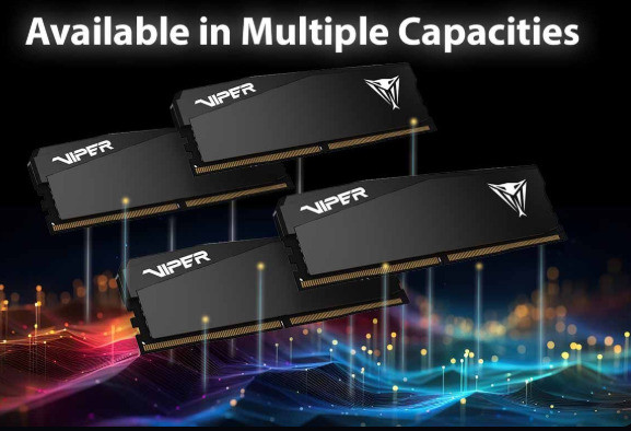 Patriot Viper Elite 5 Ultra 64GB (2x32) DDR5 6400MHz CL36 Gaming Ram 