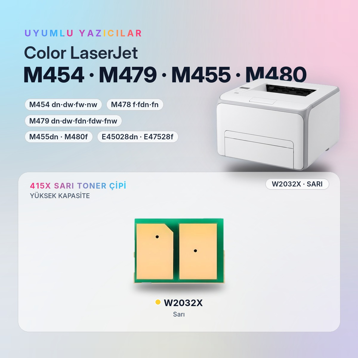 W2032X Toner Çipi