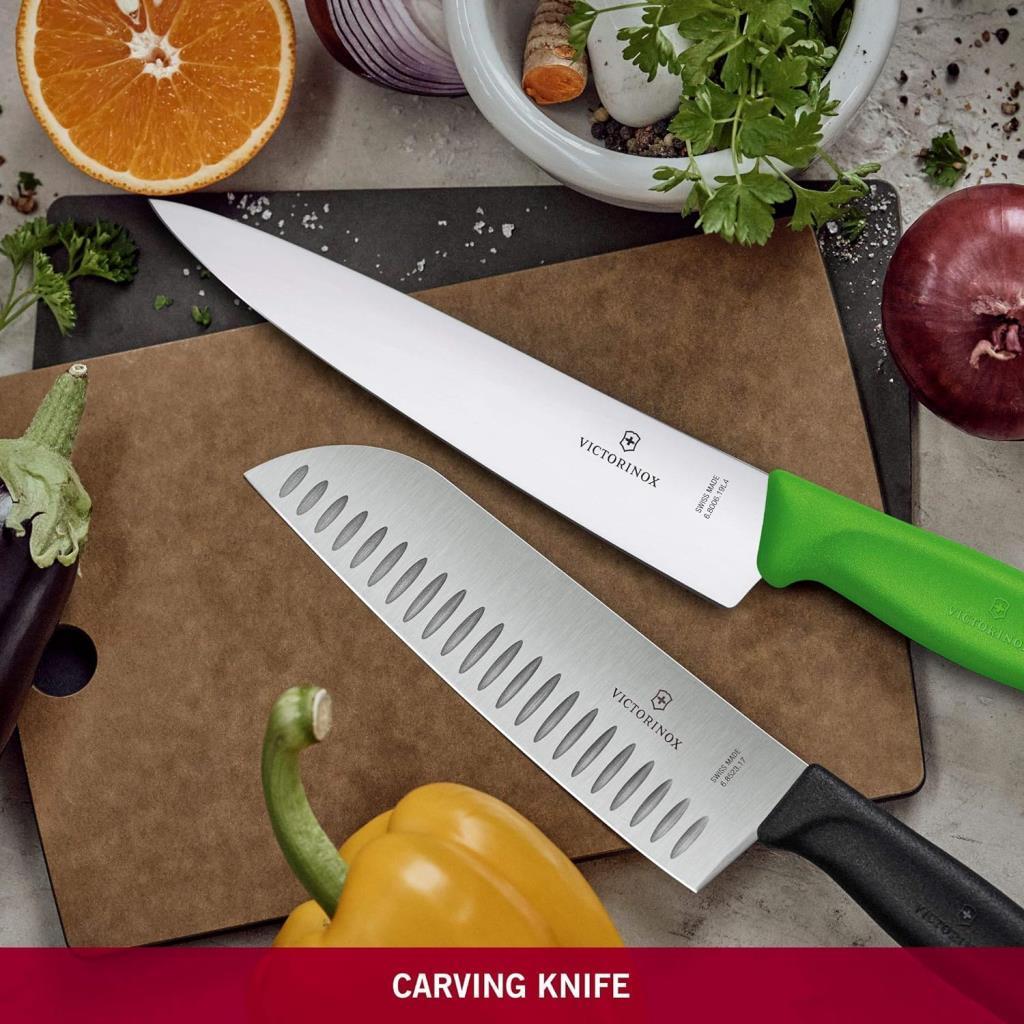 Victorinox 19cm Doğrama Bıçağı 6.8006.19L4B Yeşil