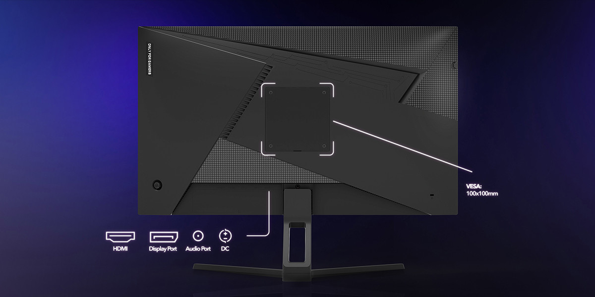 GamePower Kaze T20 27″ 200Hz 0.5ms FHD Fast IPS 2x2W Speaker Gaming Monitör
