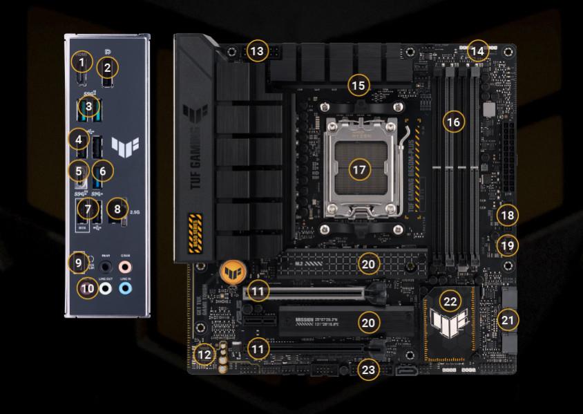 Asus TUF Gaming B650M-Plus Gaming Anakart