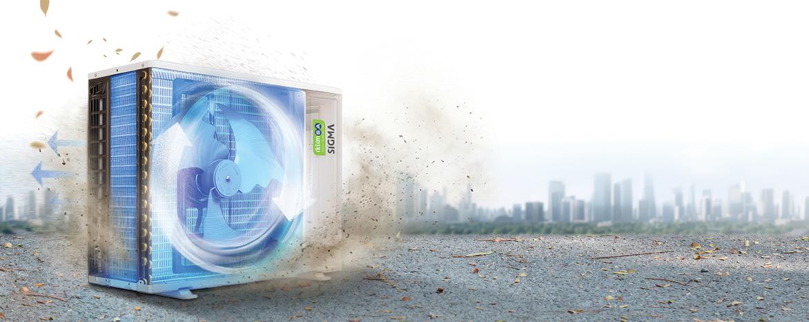 Sigma Comfort Ters üfleme ile toz temizleme