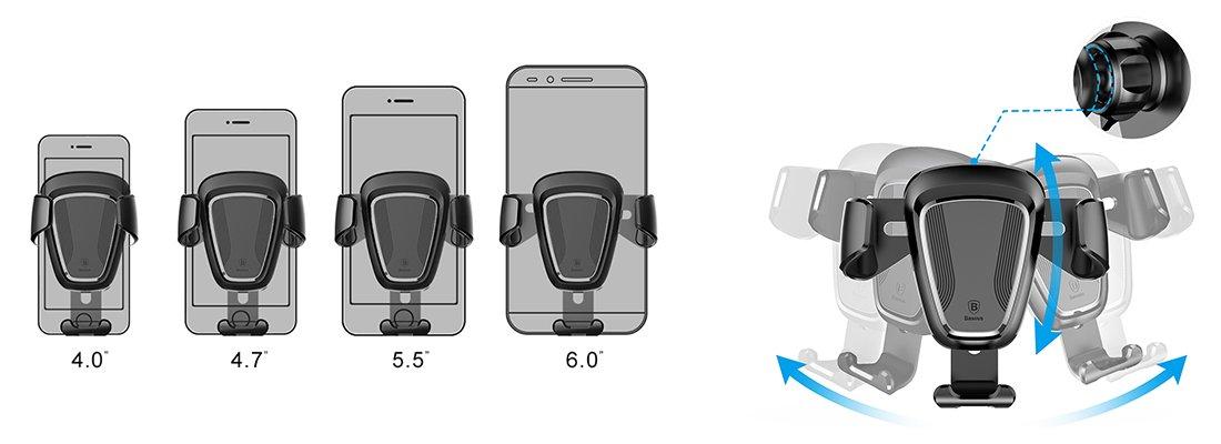 Baseus Gravity Araç İçi Telefon Tutucu