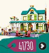 LEGO 41730 Friends Autumns evi, hayvan figürleri ve aksesuarları ile oyuncak bebek evi, mini bebekler, sonbahar, Mia ...