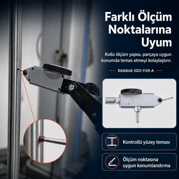 Dasqua 5221-1129-A komparatör standı uyumluluğu