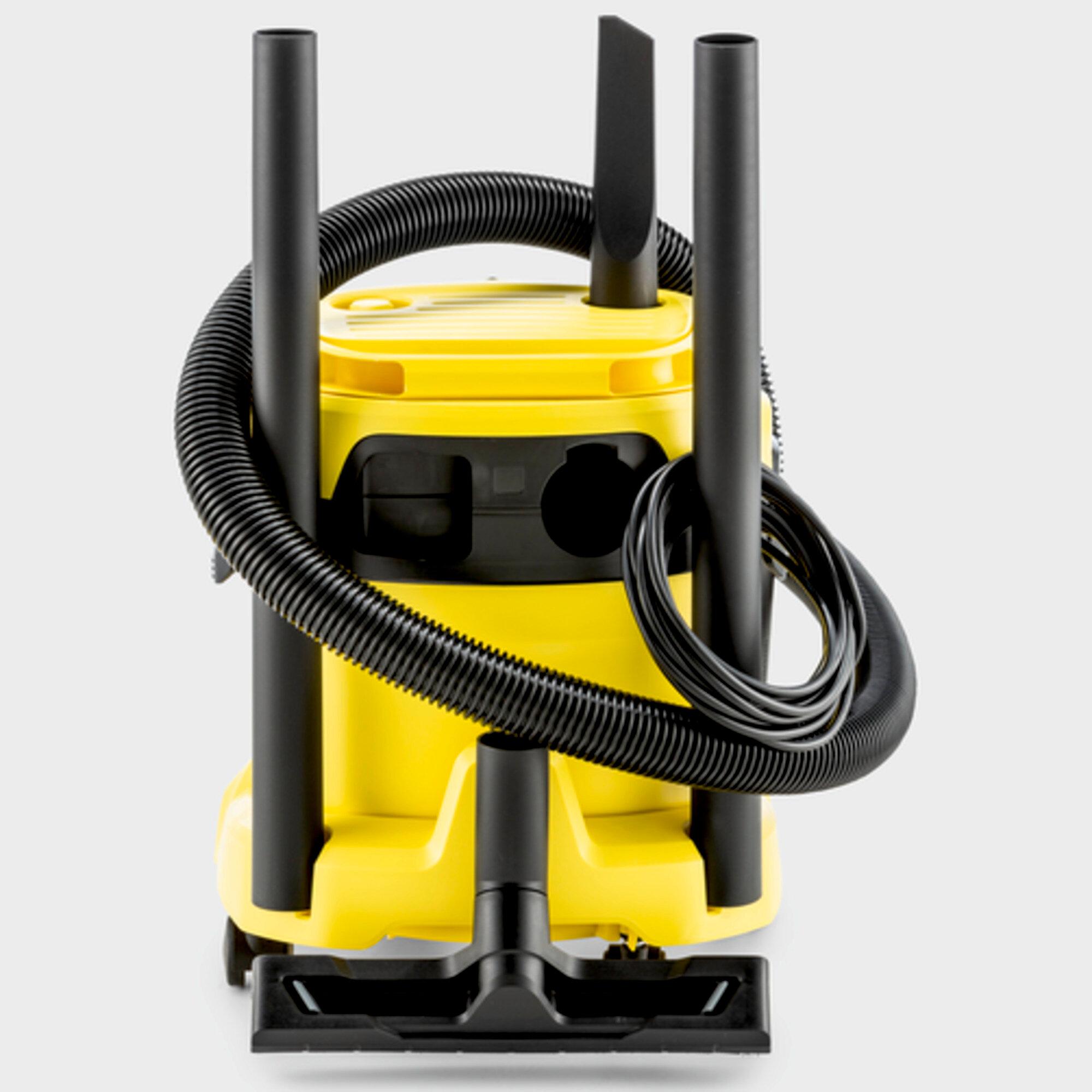Islak ve kuru elektrikli süpürge WD 2 Plus V-12/6/18/C Home Islak Kuru Elektrikli Süpürge: Pratik aksesuar depolama