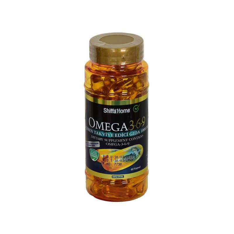 AKSUVİTAL SHİFFA HOME OMEGA 3-6-9 1000 MG (DHA+EPA 550 MG) YUMUŞAK 60 KAPSÜL