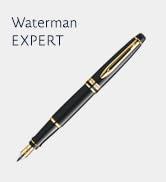 Waterman Expert Dolma Kalem | Parlak Siyah Süs Parçaları 23 K Altın | Dolma Kalem