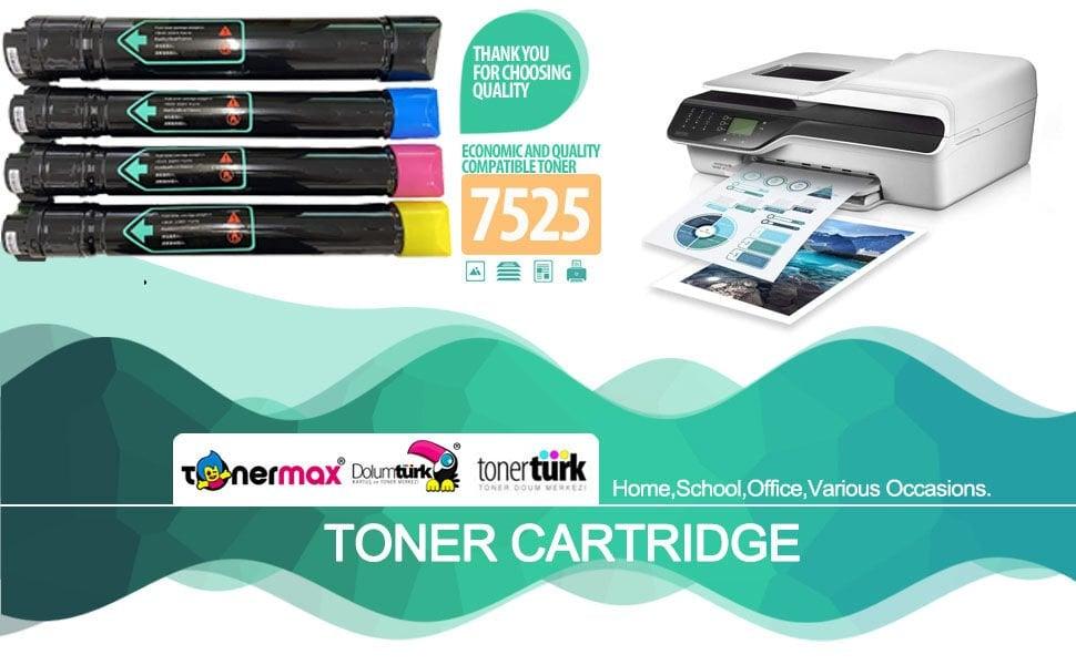 Xerox WorkCentre 7525 Muadil Toneri Set / 7530 / 7545 / 7556 / 7830 / 7835 / 7845 / 7855 / 7970