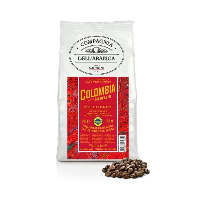 Caffe Corsini Kolombiya Medellin %100 Arabica Çekirdek Kahve 250GR