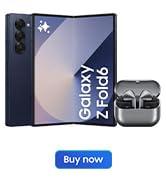 Samsung Galaxy Z Fold6 AI Smartphone, Unlocked Android Smartphone, 256GB Depolama, Donanma ve Buds3...