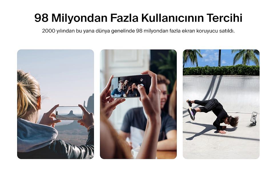 ScreenForce InvisiGlass Ekran Koruyucu