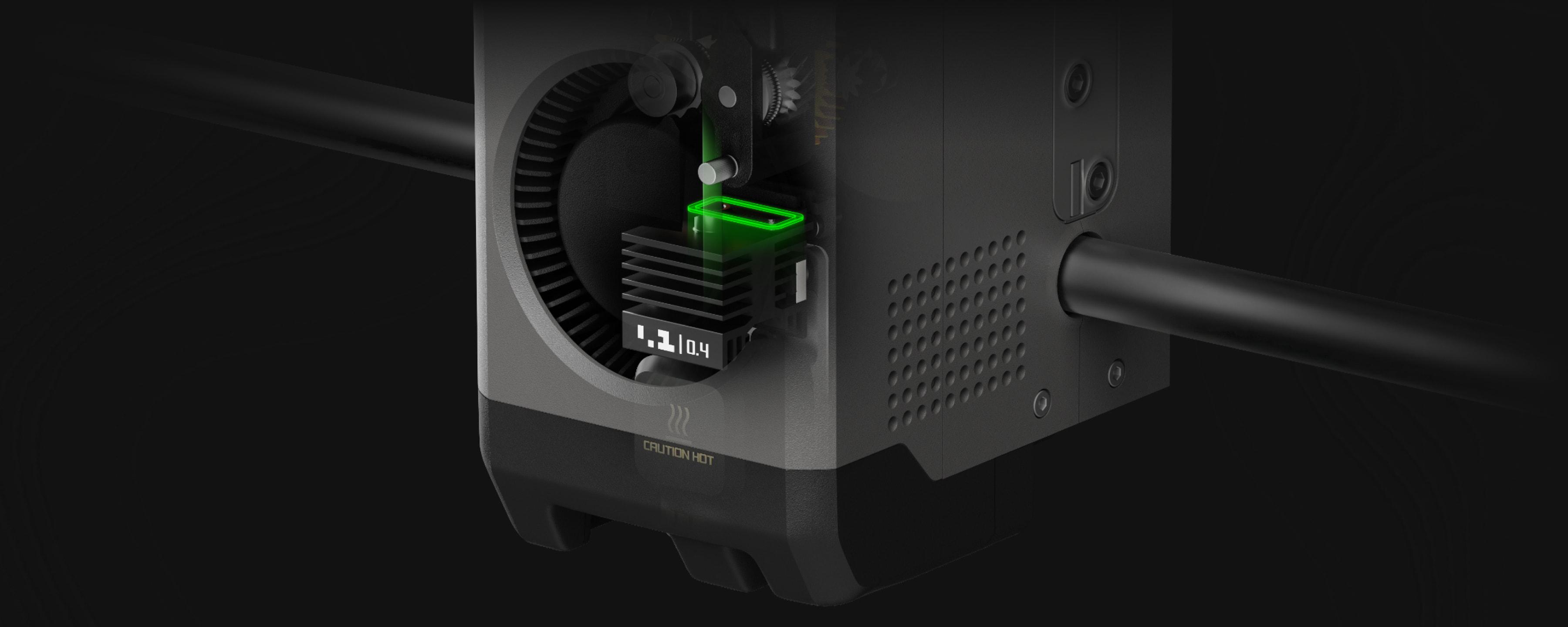 Bambu Lab P2S quick swap hotend ve nozul değişim sistemi
