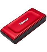 Kingston XS1000 1TB Harici SSD USB 3.2 Gen 2 Taşınabilir Sürücü Kırmızı-SXS1000R/1000G