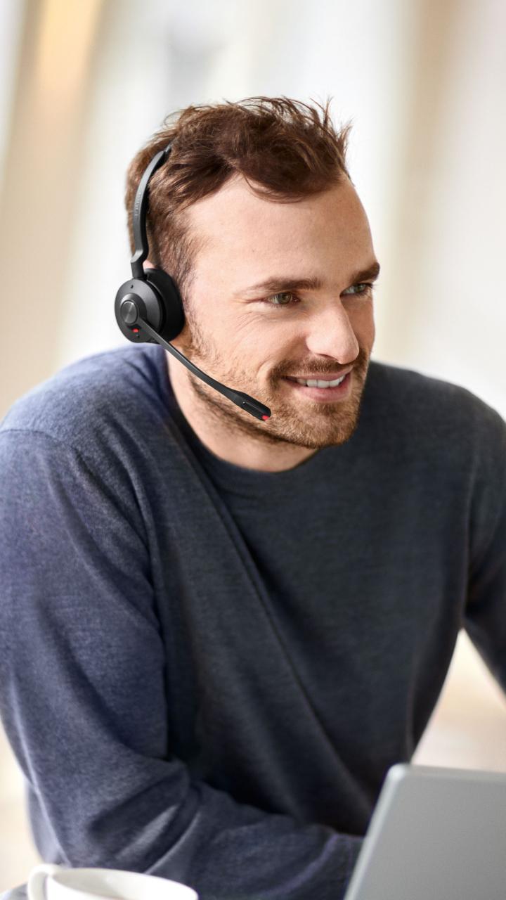 Jabra Engage 55 Mono Usb-C Ms Şarj Üniteli Kablosuz Kulak Üstü Kulaklık