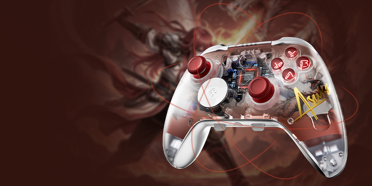 GamePower Asura Kablosuz Beyaz Gamepad (2.4G, Bluetooth, Kablolu) (PC Uyumlu & Taşıma Çantası Hediyeli)