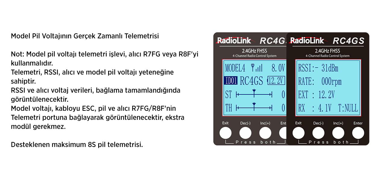 RADIOLINK RC4GS V2 Uzaktan Kumanda