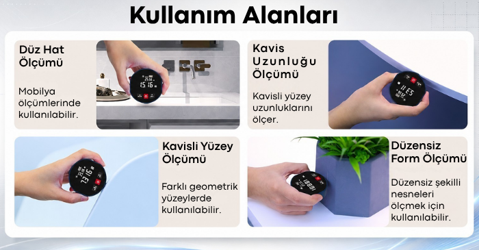 SW-X30D Dijital Rulo Mesafe Ölçer Kullanım Alanları