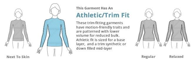 Womens Tops Clothing Fit: Athletic Fit