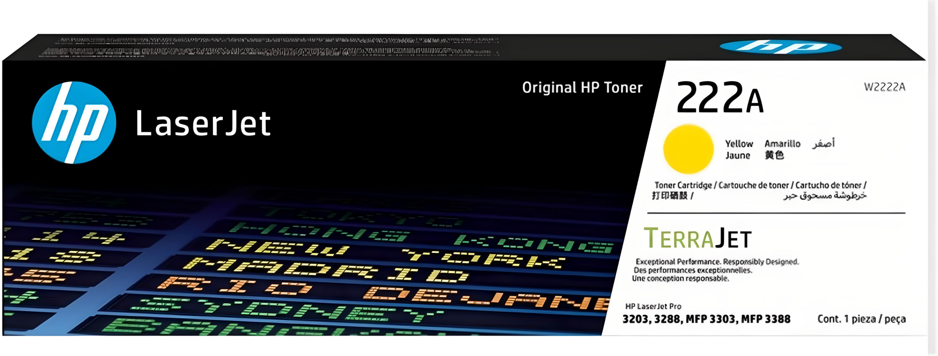 Hp 222A - W2220A Orjina Toner Sarı