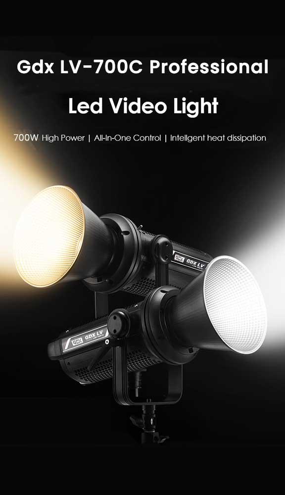 Gdx LV-700C-II Bi Color Led Video Işığı Gdx LV-700C-II Bi Color Led Video Işığı