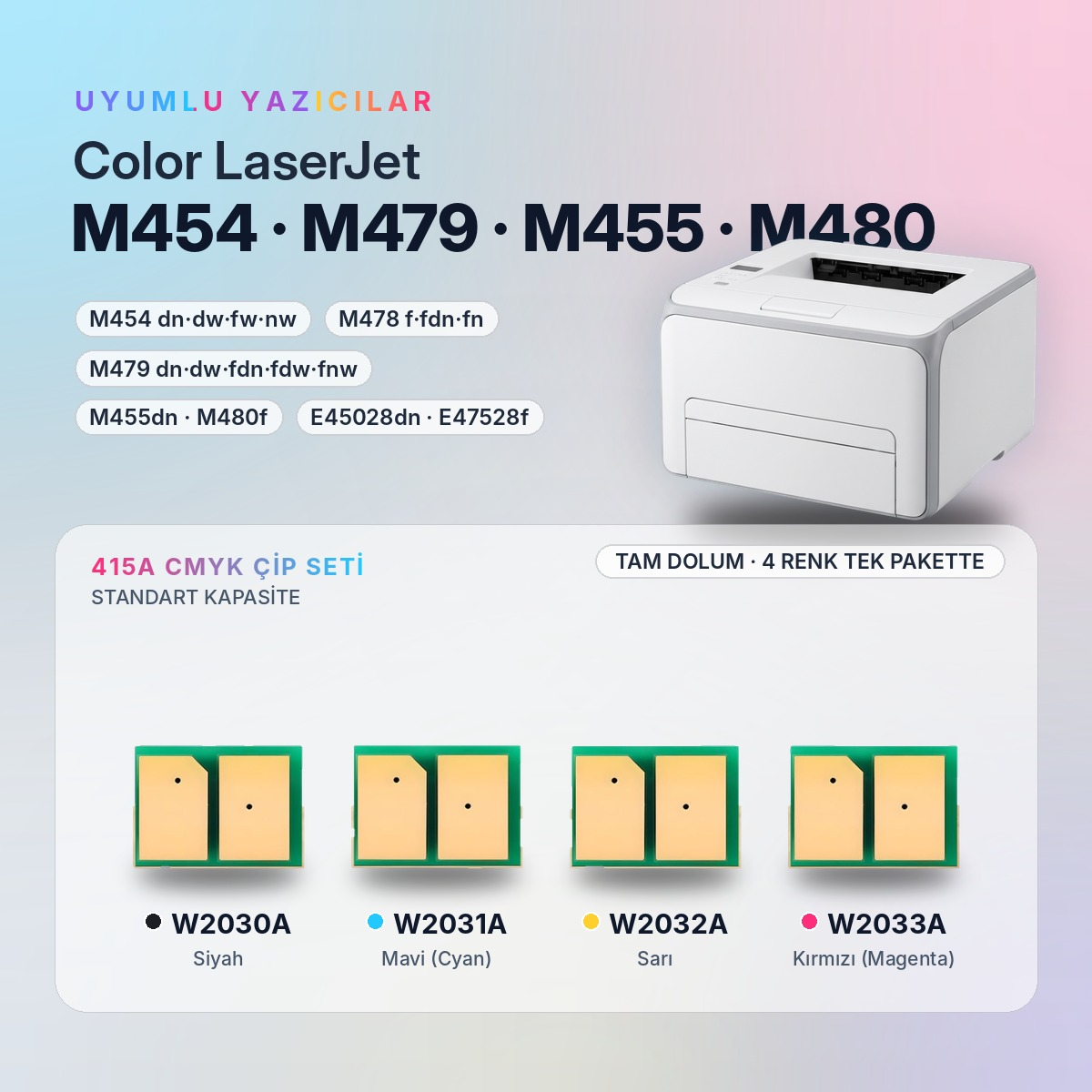 W2030A Toner Çipi
